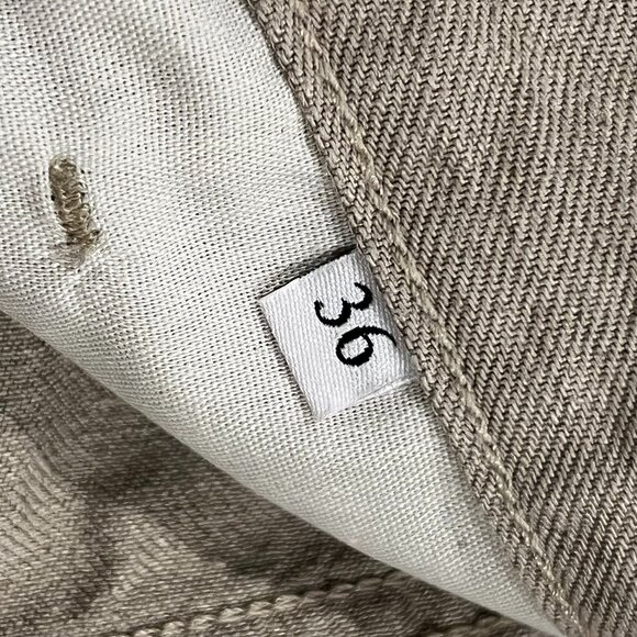 Gustin Slim Rustic Slub Linen 5 Pocket Pants, Natural, 36 - Picture 6 of 12